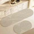 Anti-Slip Kitchen Mat Diatomite Super Absorbent Long Rug Kitchen Mats for Floor Long Strip Carpet Entrance Doormat Bath Rugs