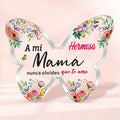 1pc Spanish Mom Gift, 2D Acrylic Butterfly Plaque Decoration, Mother'S Day Gift, Birthday Keepsake, Home Office Desk Decor